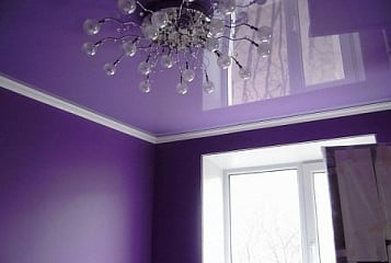 Цветной потолок (Фиолетовый)