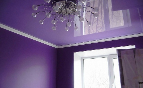 Цветной потолок (Фиолетовый)
