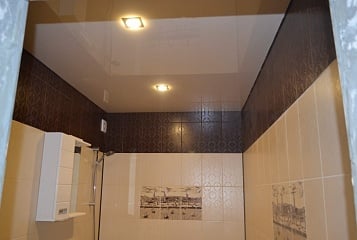 Потолок в ванную, 3.5 кв.м